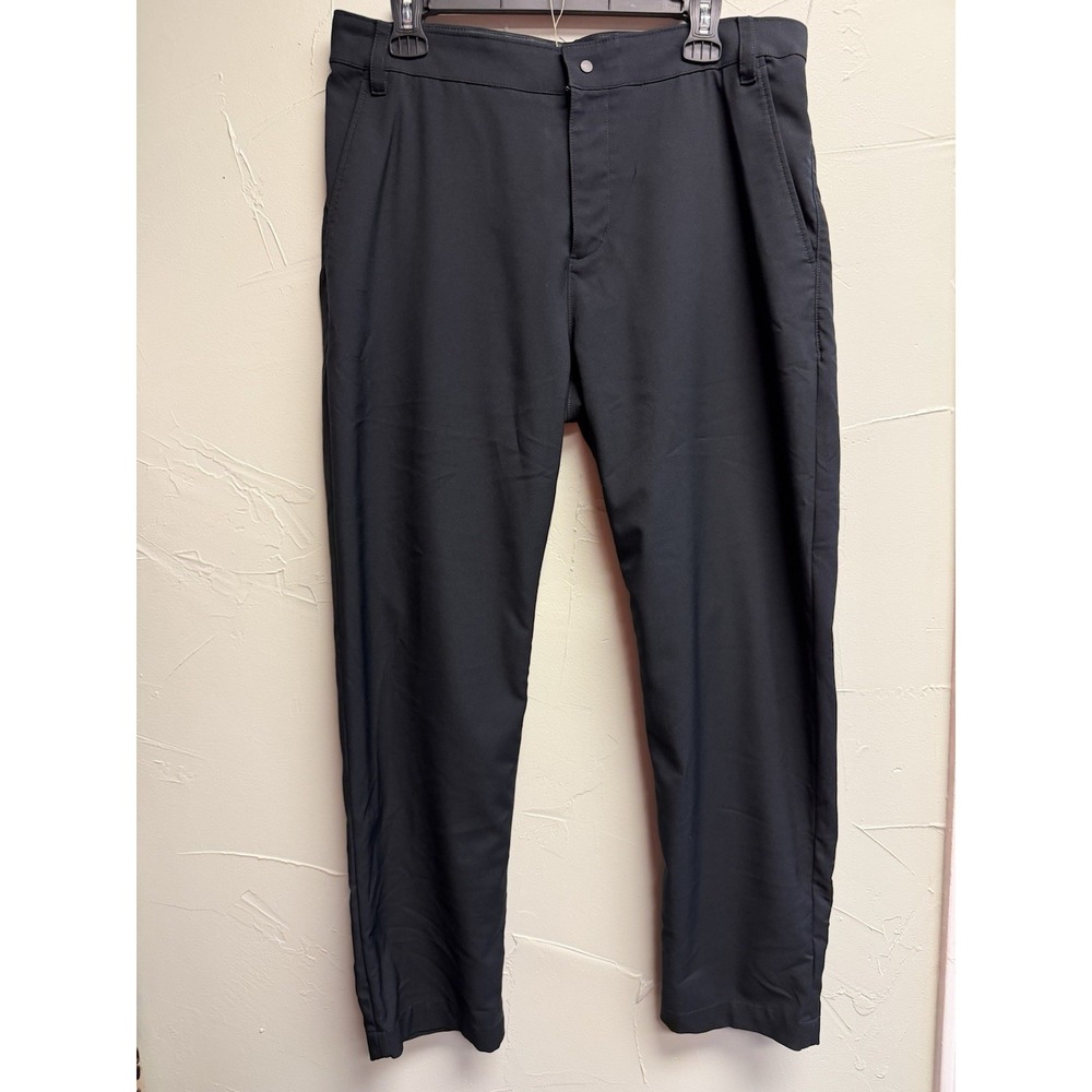 Nike Men's Golf Pants Black Dri-FIT Stretch Flat Front Performance
